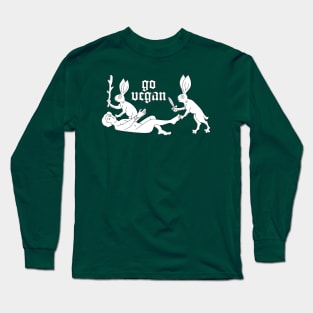 go vegan Long Sleeve T-Shirt